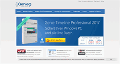 Desktop Screenshot of genie9.de